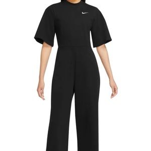 Nike Sportswear Short Sleeve Jersey Cotton Jumpsuit